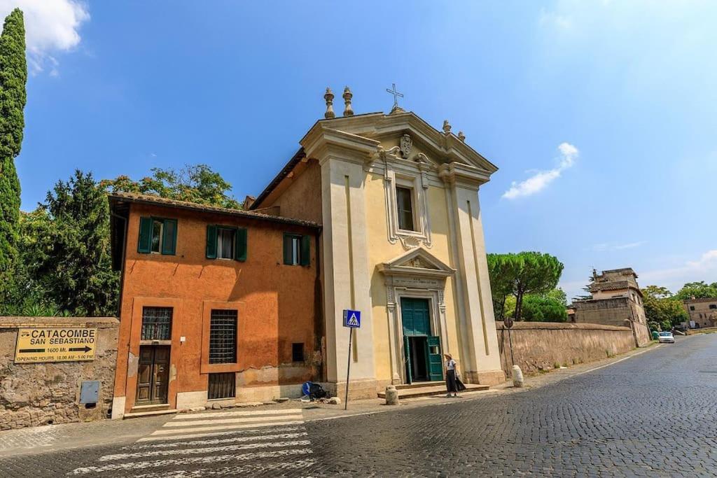 Rooftop Appia Antica,Silenzioso Riservato Two Bedrooms Two Bathrooms Rom Eksteriør billede